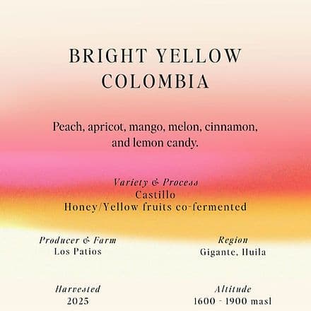 Image of Bright Yellow Los Patios Colombia