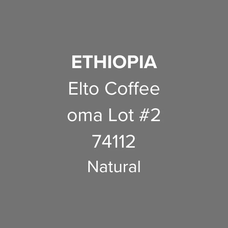 Image of Ethiopia Elto Coffee Galana Elora Station 74112 Natural Oma Lot 2