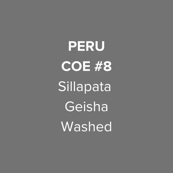 Image of Peru Sillapata Geisha Washed - Cup of Excellence 2024 Rank 8 - oma exclusive