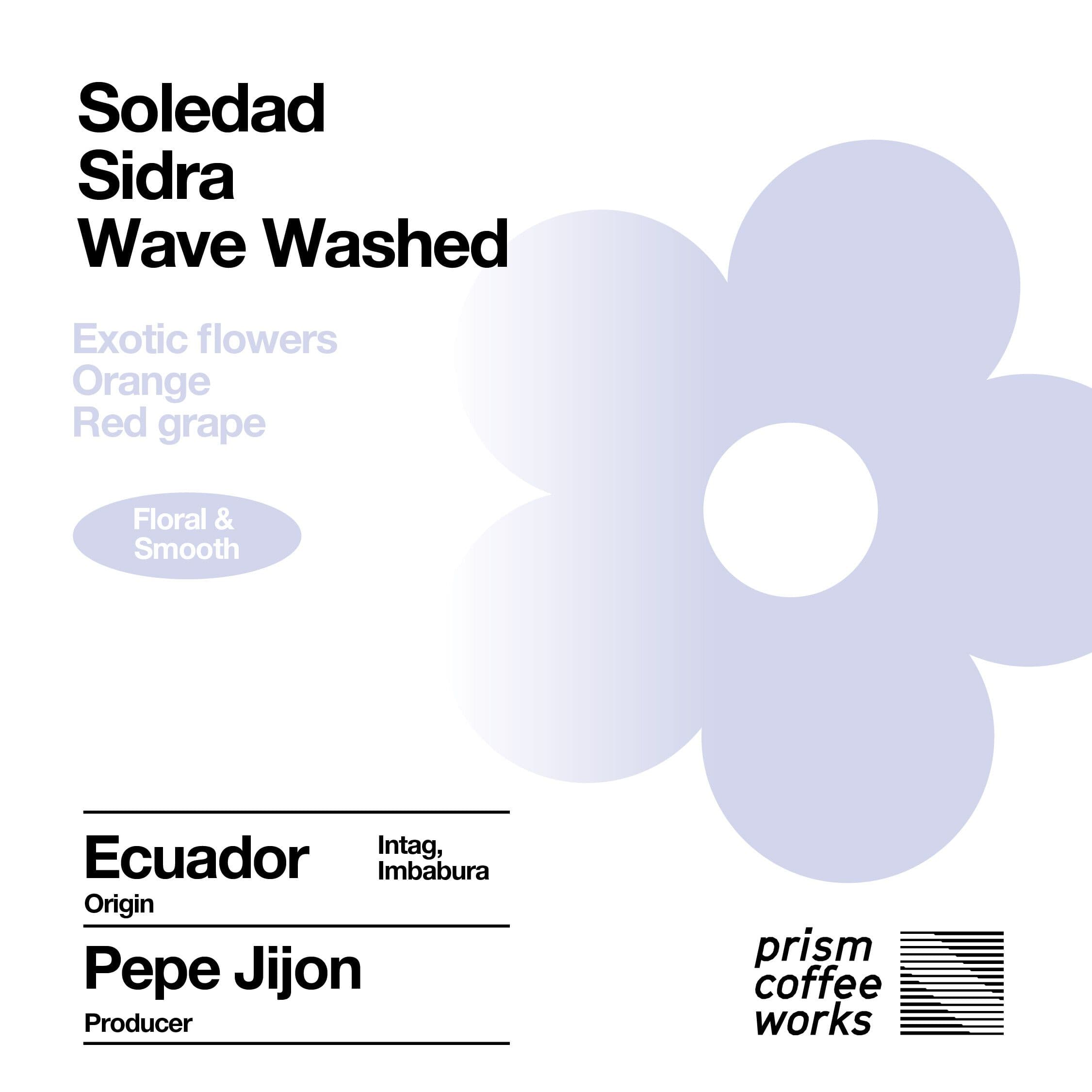 Image of 001 Soledad Sidra Wave Washed Ecuador finca Soledad Sidra Wave Anaerobic Washed