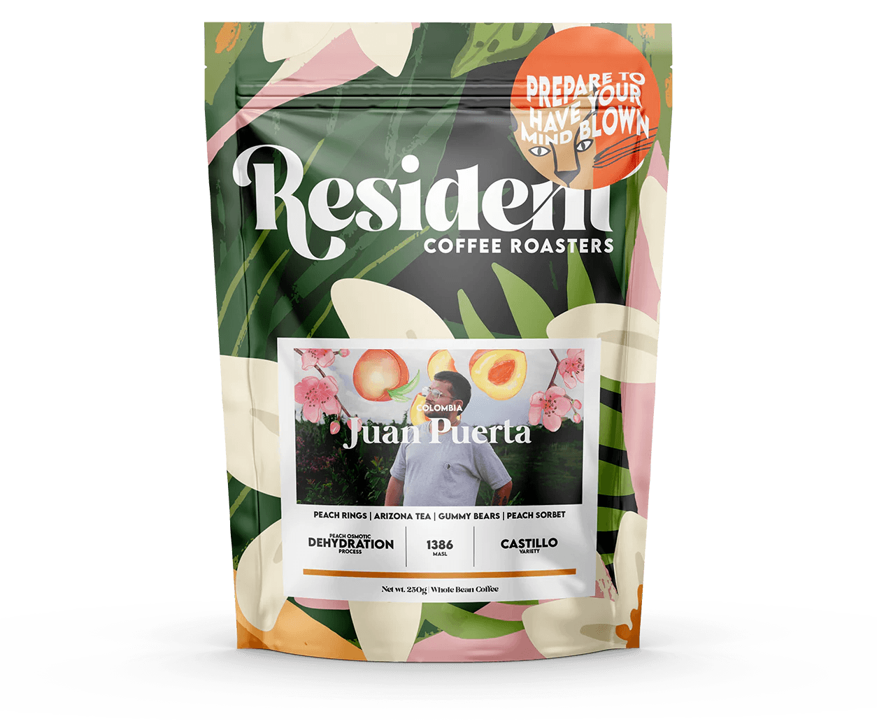Image of Colombia Juan Puerta Peach