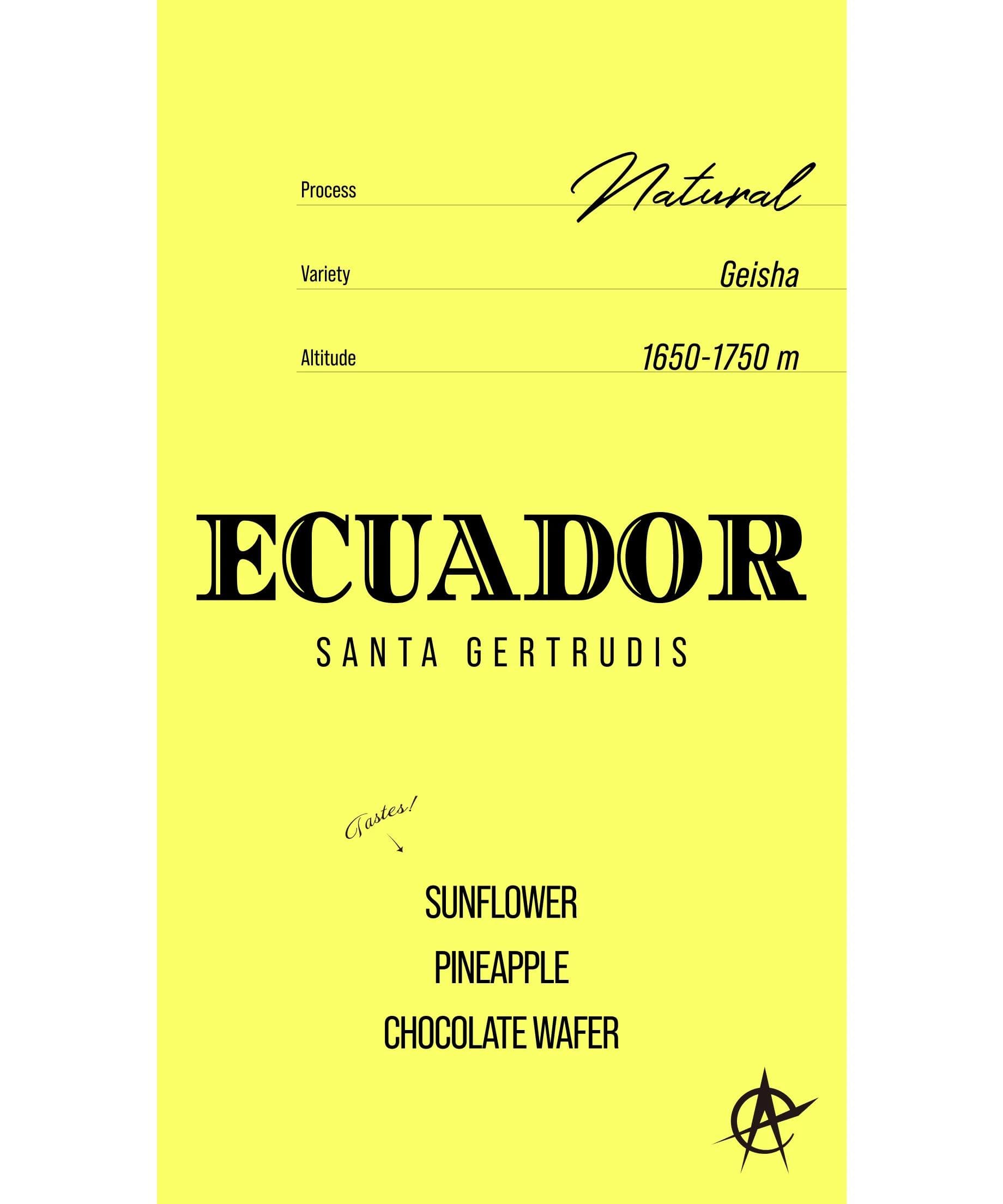 Image of Ecuador Santa Gertrudis, Geisha - Natural