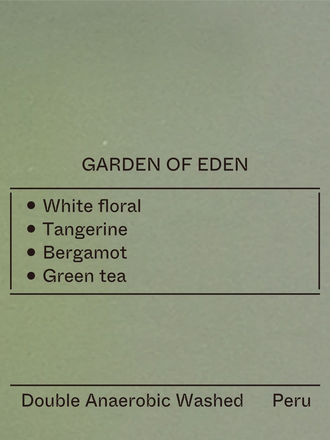 Image of Peru - Garden Of Eden Gesha