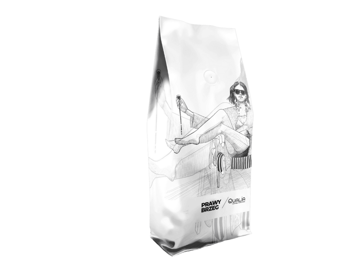 Image of Coffee beans ground Qualia Prawy Brzeg 80 - 1 - Szczecinskie Klimaty