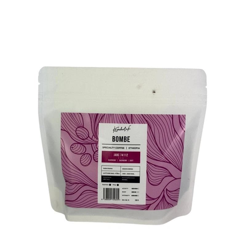 Image of Coffeeholic Ethiopia Sidamo Bensa Bombe Natural Coffee Beans