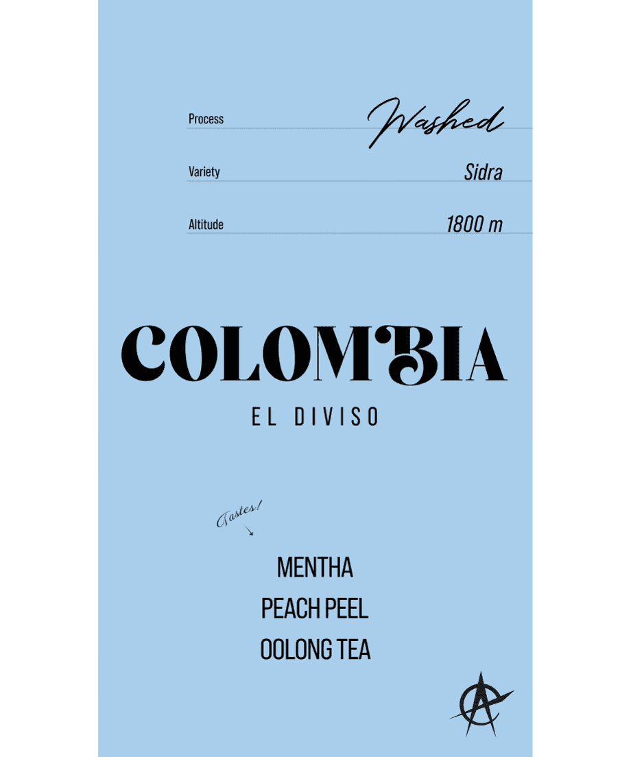 Image of Colombia El Diviso Sidra Washed