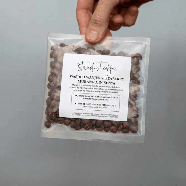 Image of Washed Wanjengi Peaberry from Muranga Kenya