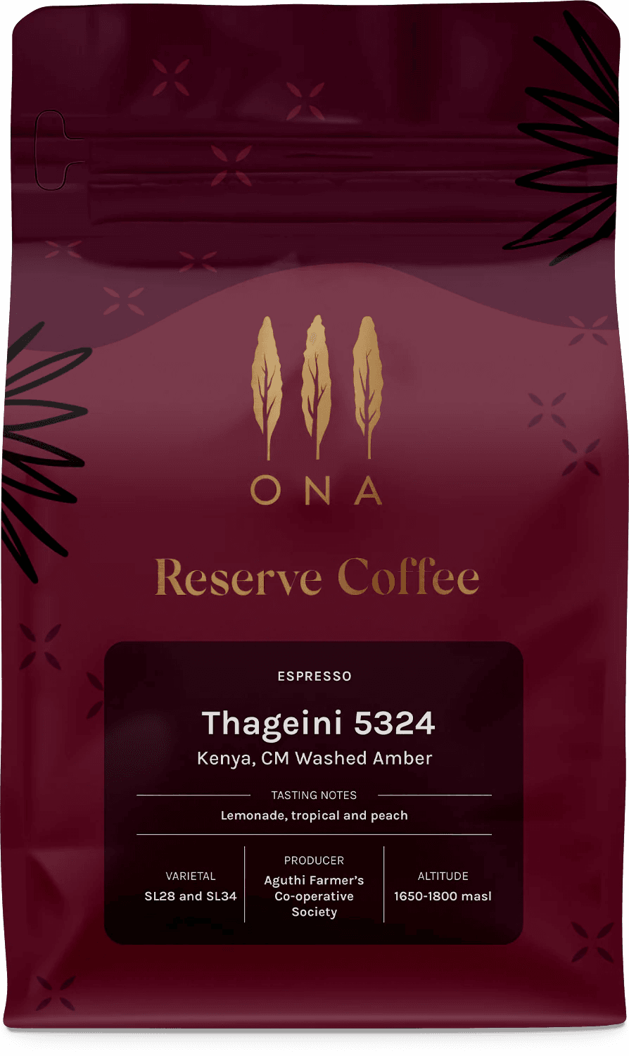 Image of Thageini 5324 Kenya CM Washed Amber