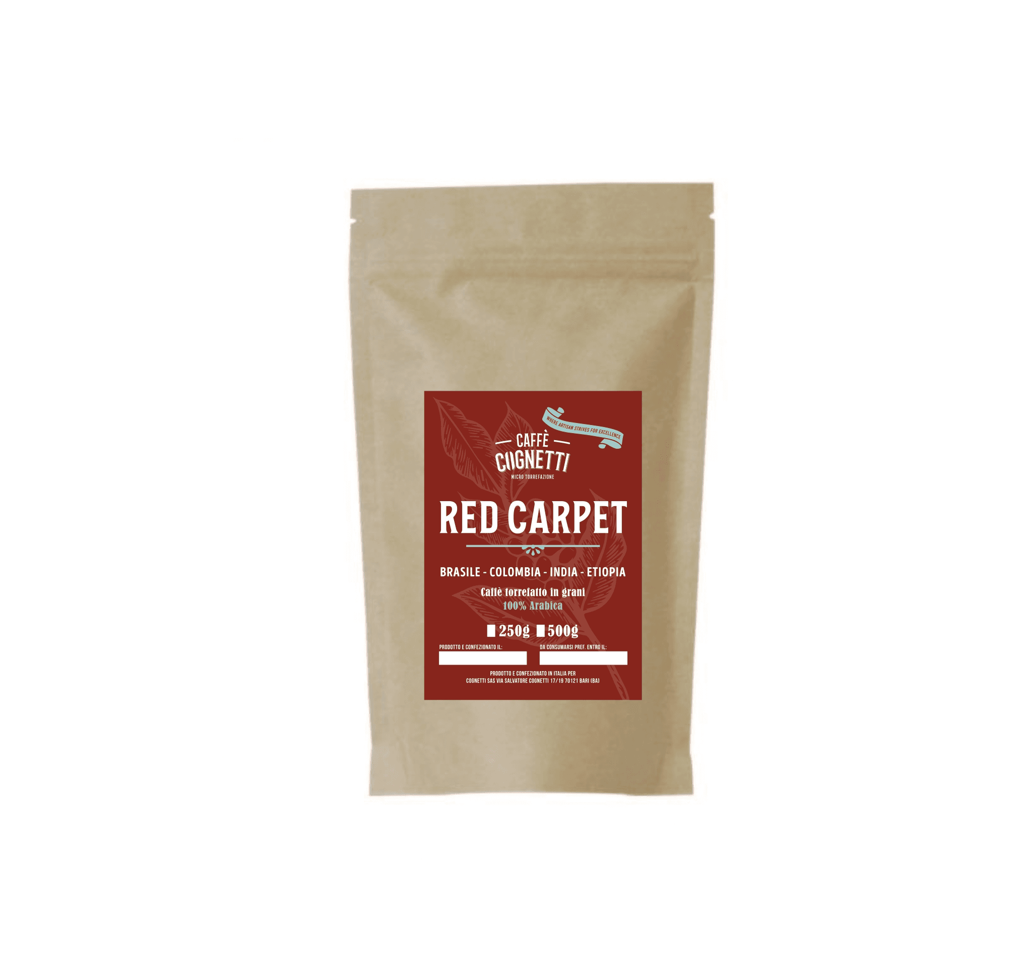 Image of Miscela Moka 100 Arabica - Red Carpet