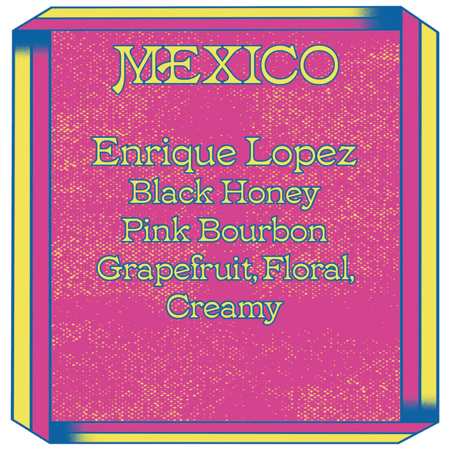 Image of Mexico Enrique Lopez Pink Bourbon Black Honey