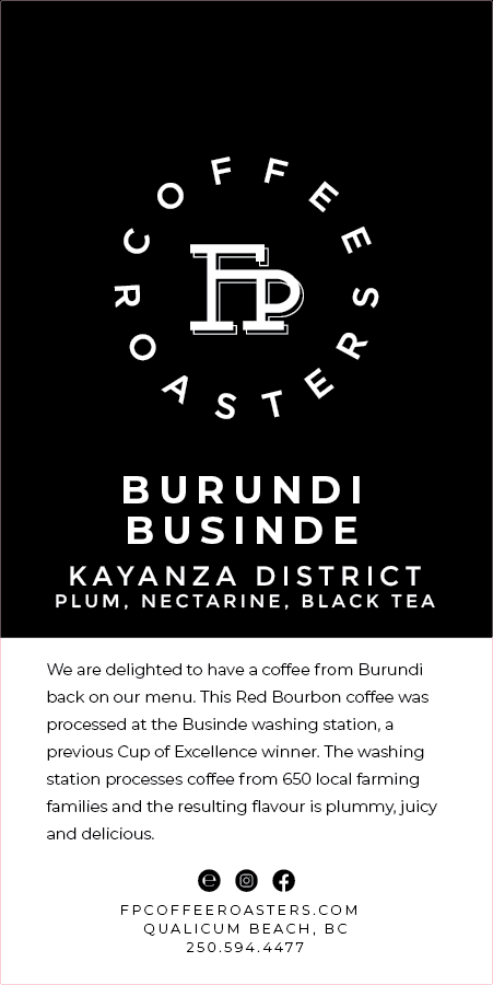 Image of Burundi Businde Natural - Kayanza District