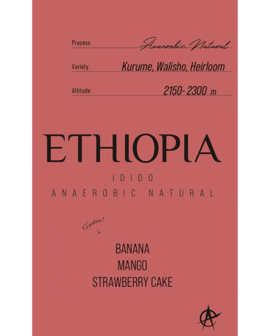 Image of Ethiopia Idido Anaerobic Natural 150g