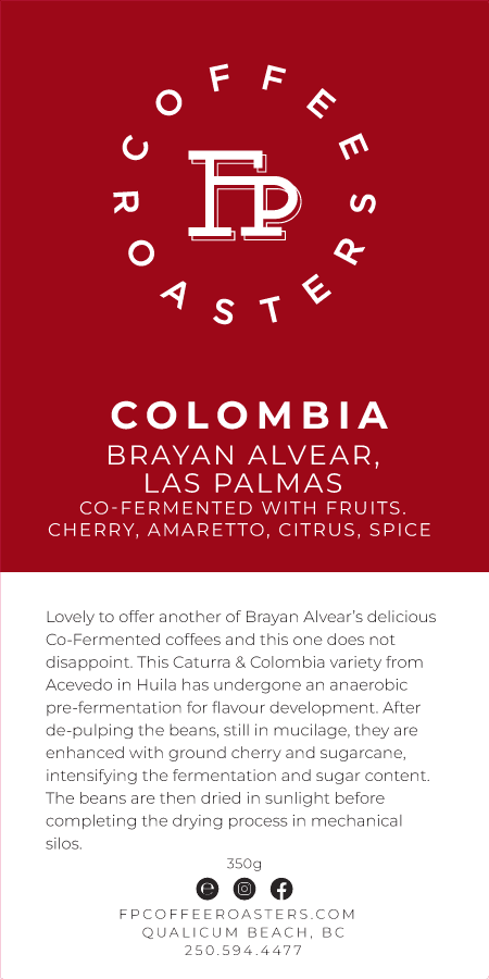 Image of Brayan Alvear - Las Palmas - Colombia - Cherry Co-Ferment