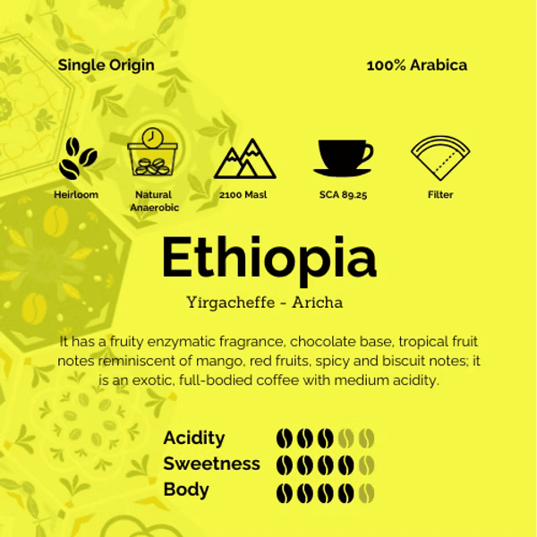Image of Ethiopia - Yirgacheffe Aricha