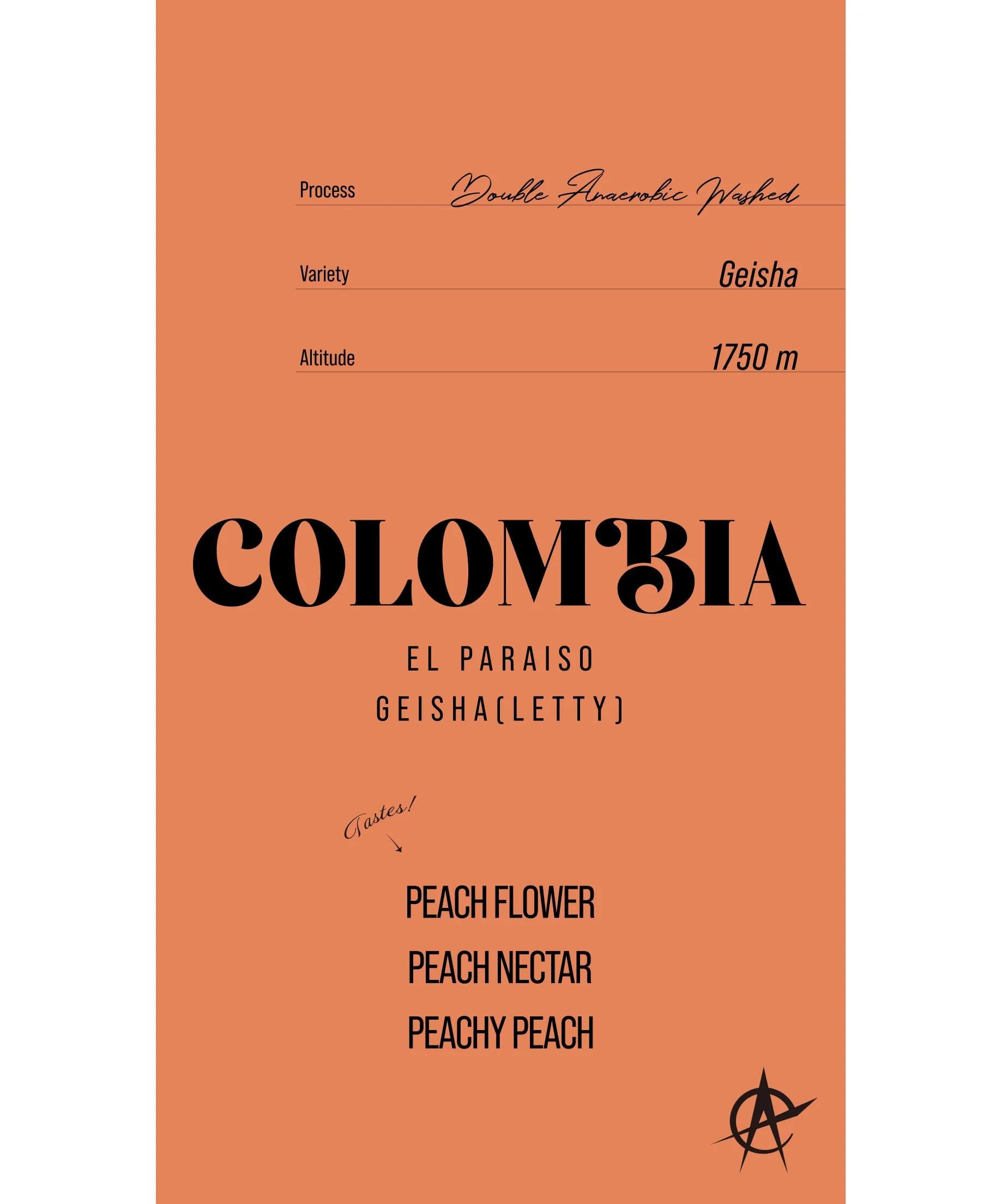 Image of Colombia El Paraiso Letty, Geisha - Double Anaerobic Washed