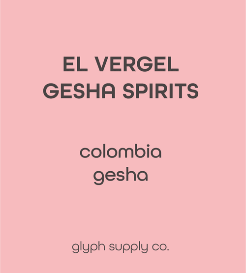 Image of El Vergel Gesha Spirits Colombia