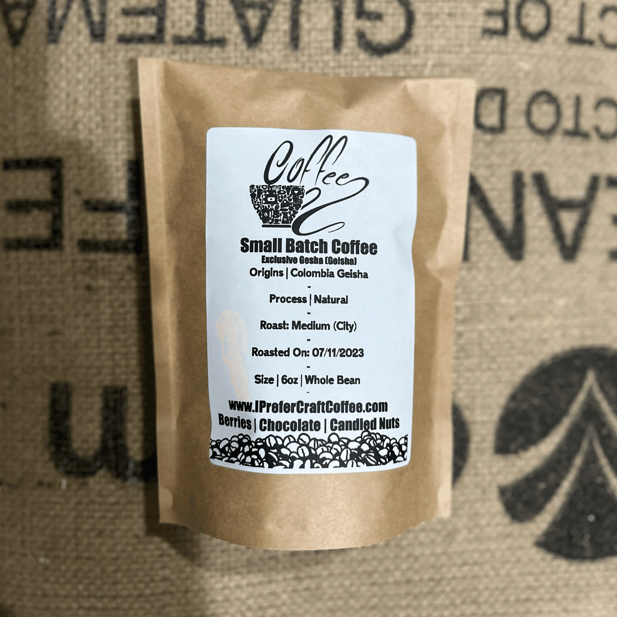 Image of Gesha Colombia Natural