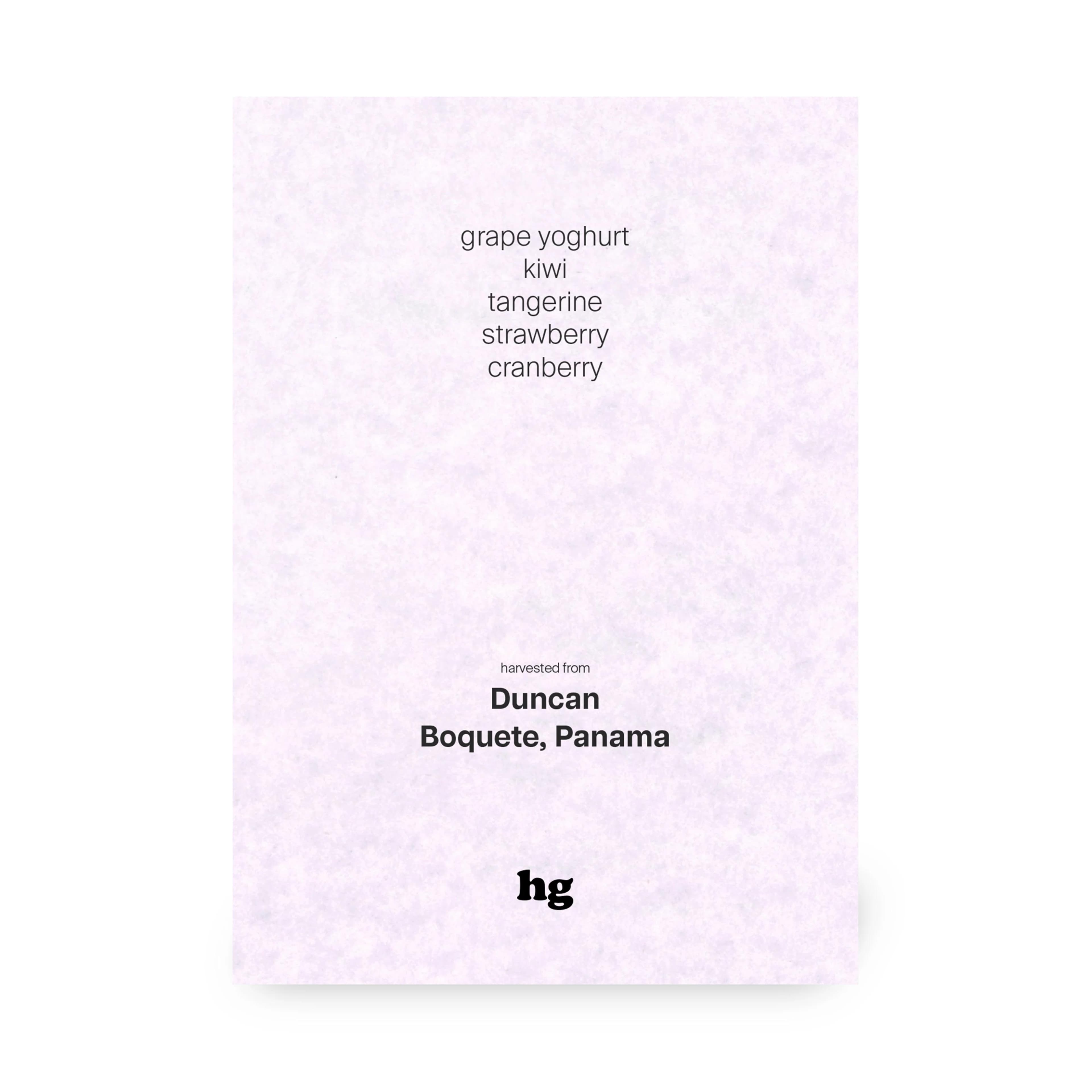 Image of Duncan Gesha Natural Panama