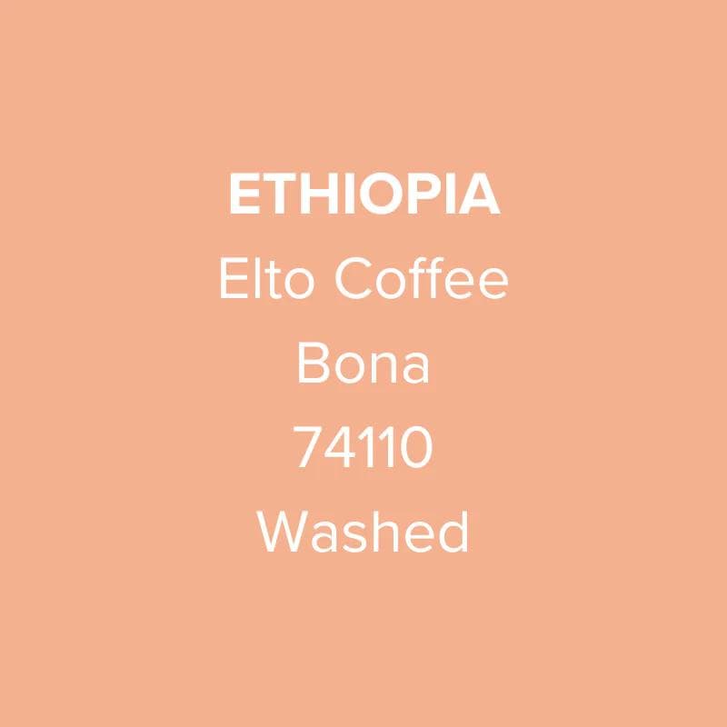 Image of Ethiopia Elto Coffee Sidama Bona 74110 Washed