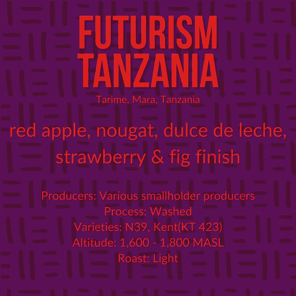 Image of Futurism Tanzania Washed Tanzania