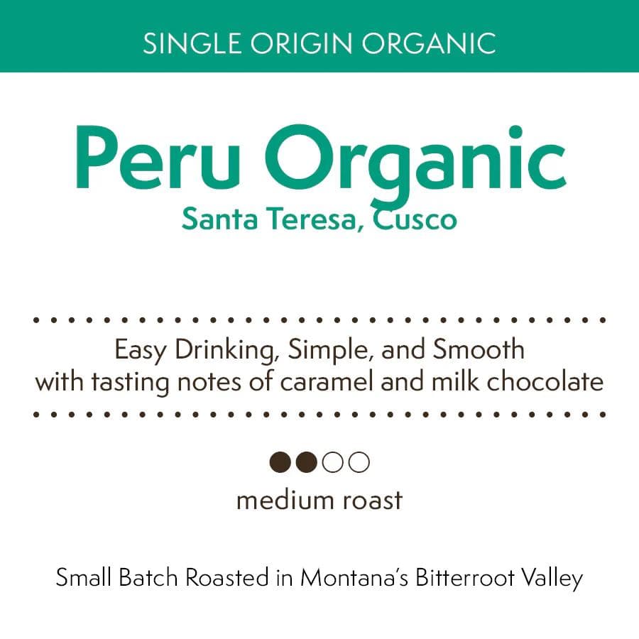Image of Peru Organic Santa Teresa Cusco
