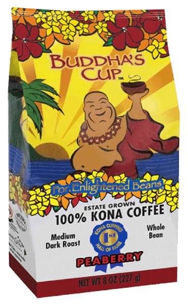 Image of 100% Kona Peaberry Coffee, Medium/Dark Roast