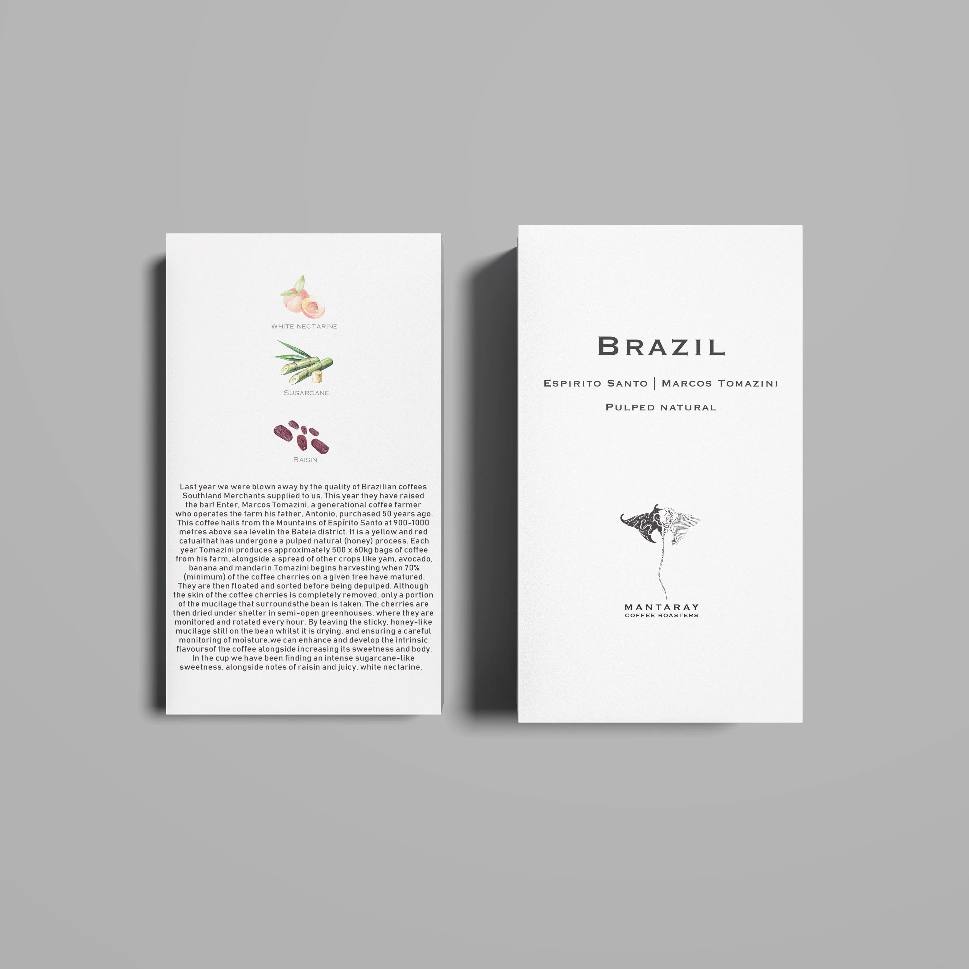 Image of Brazil Espirito Santo | Marcos Tomazini Pulped Natural (Single Origin Espresso)