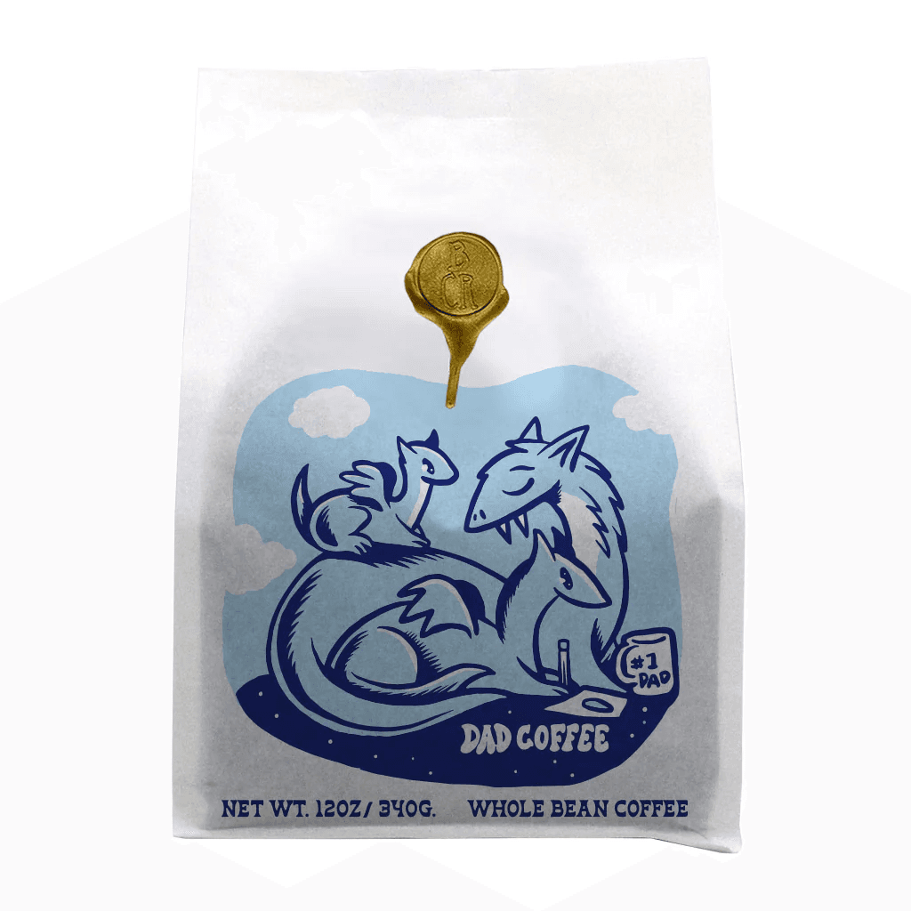 Image of Dad Coffee 2025 - Dragons and Daydreams - 2 color