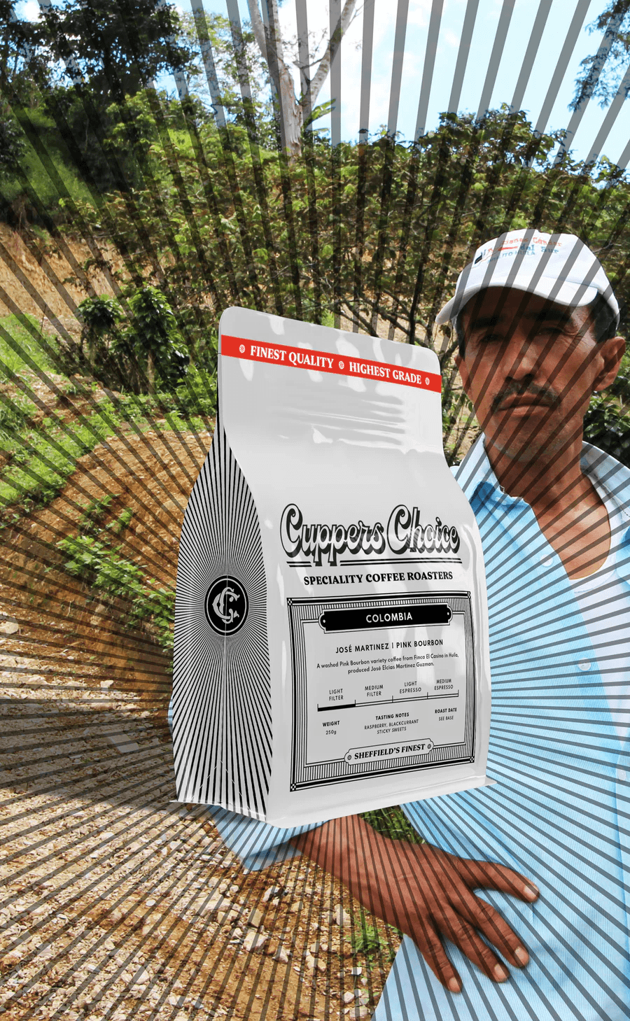 Image of Jose Elcias Martinez - Washed Pink Bourbon - Colombia