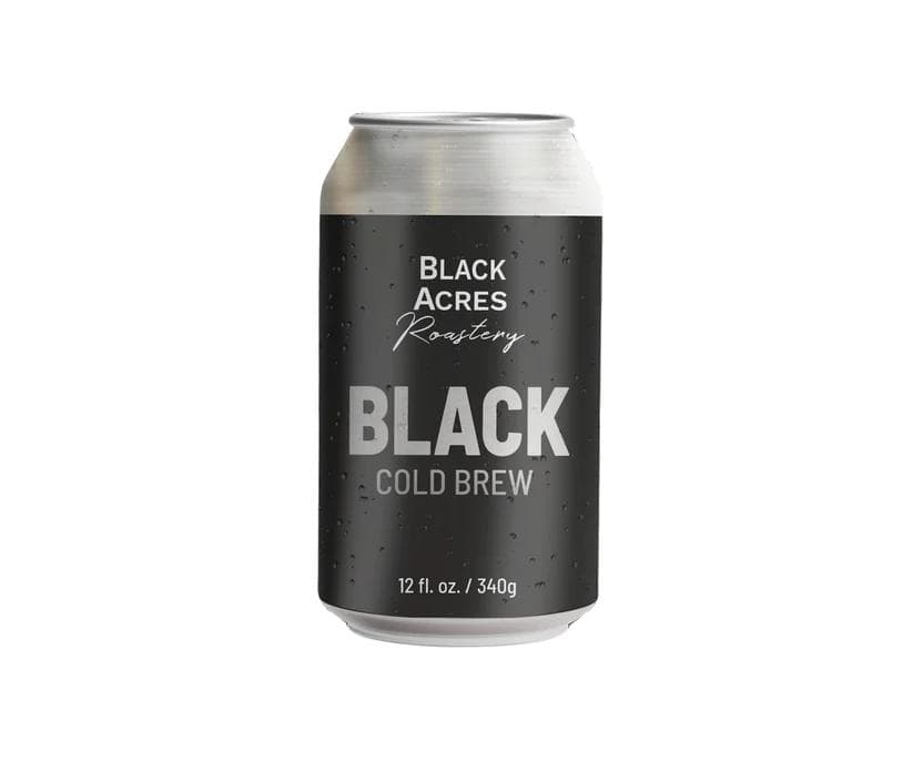 Image of Black Cold Brew Coffee Can - Mexico