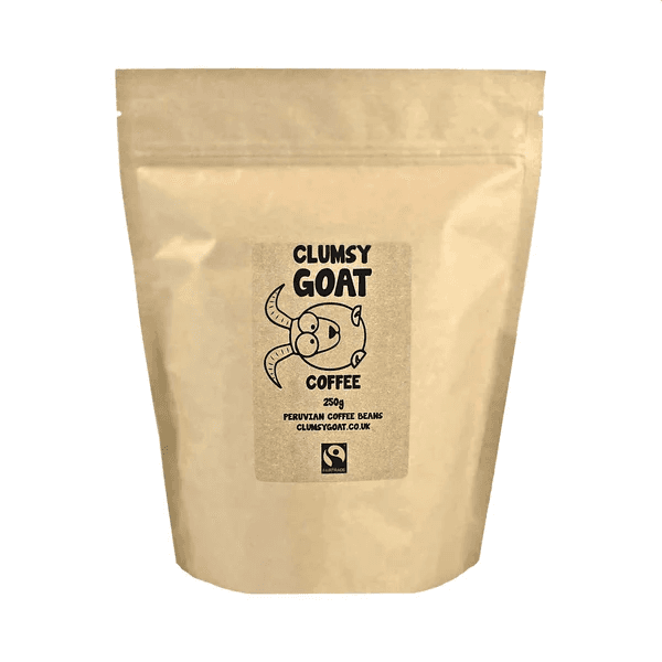 Image of Clumsy Goat Fairtrade Peruvian Coffee Beans - 100 Arabica