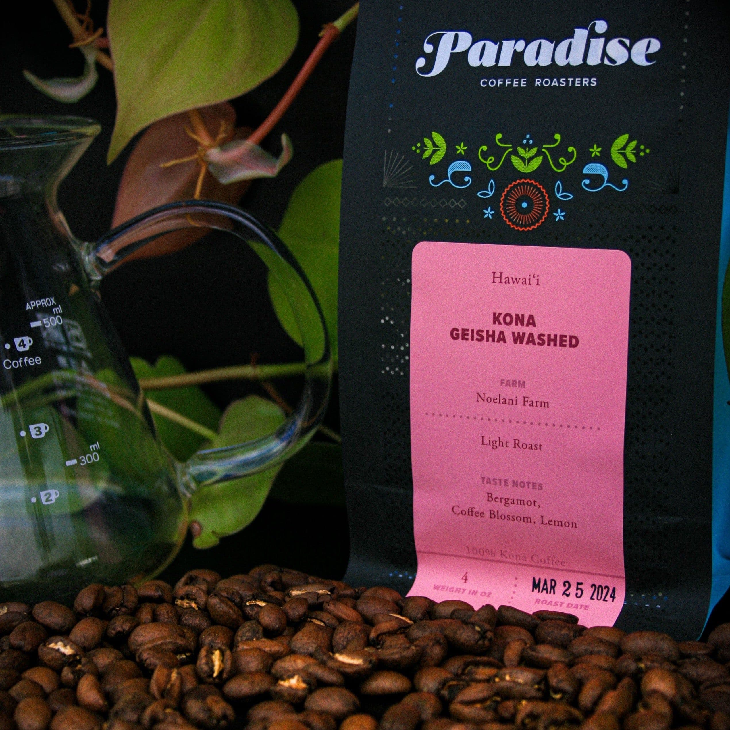 Image of Kona Geisha Rose Washed Light Roast