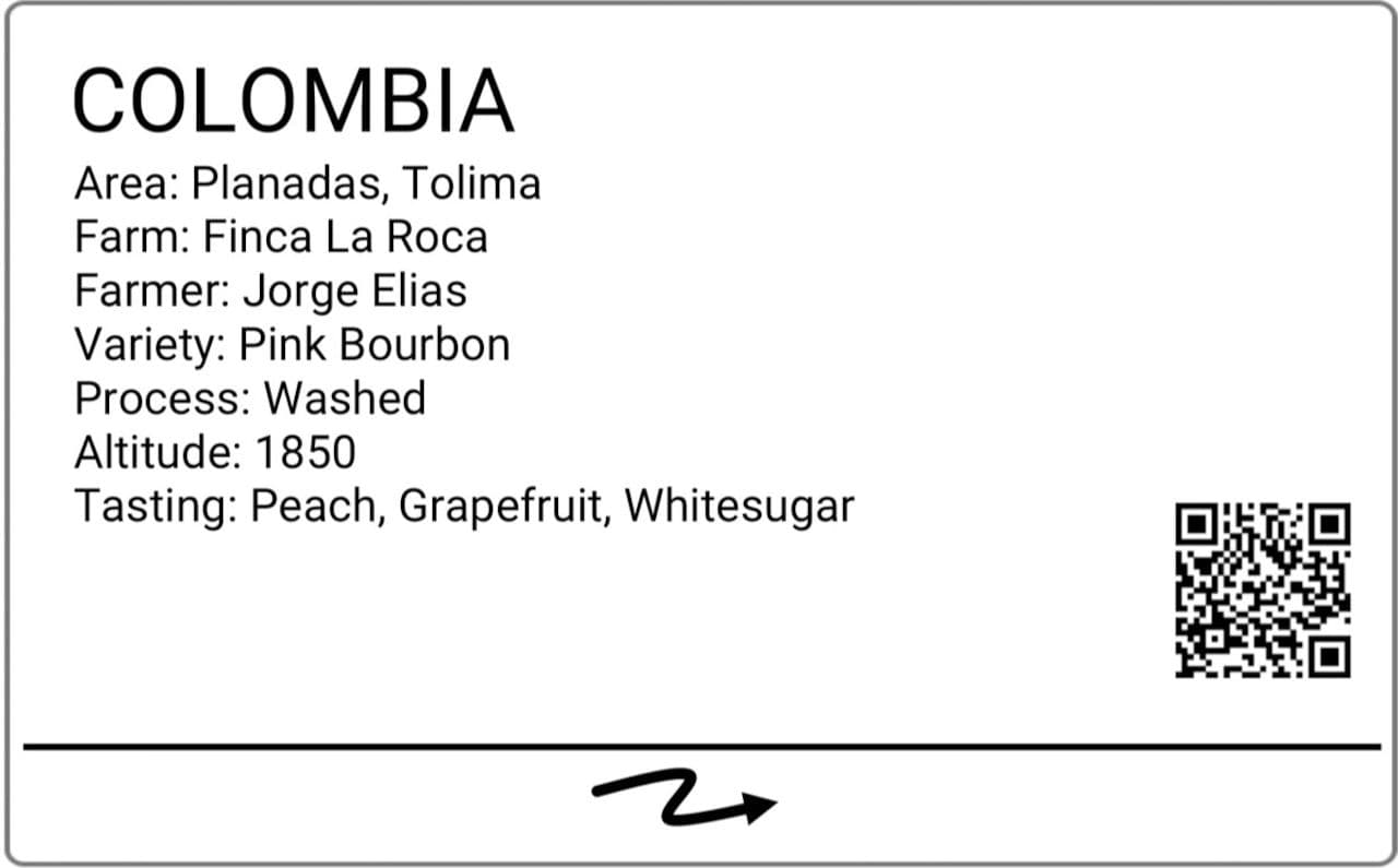 Image of Colombia Rs23 Pink Bourbon Washed