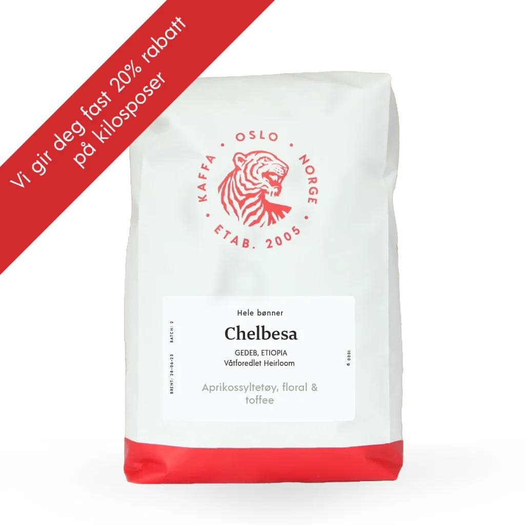 Image of Coffee Beans 1kg Ethiopia Chelbesa Organic