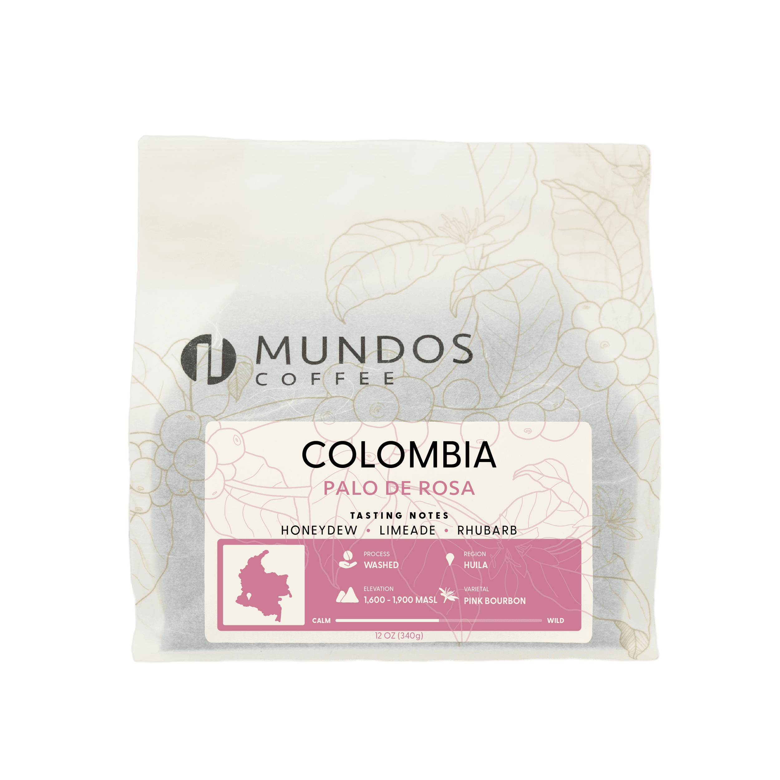 Image of Colombia Palo De Rosa - Whole Bean