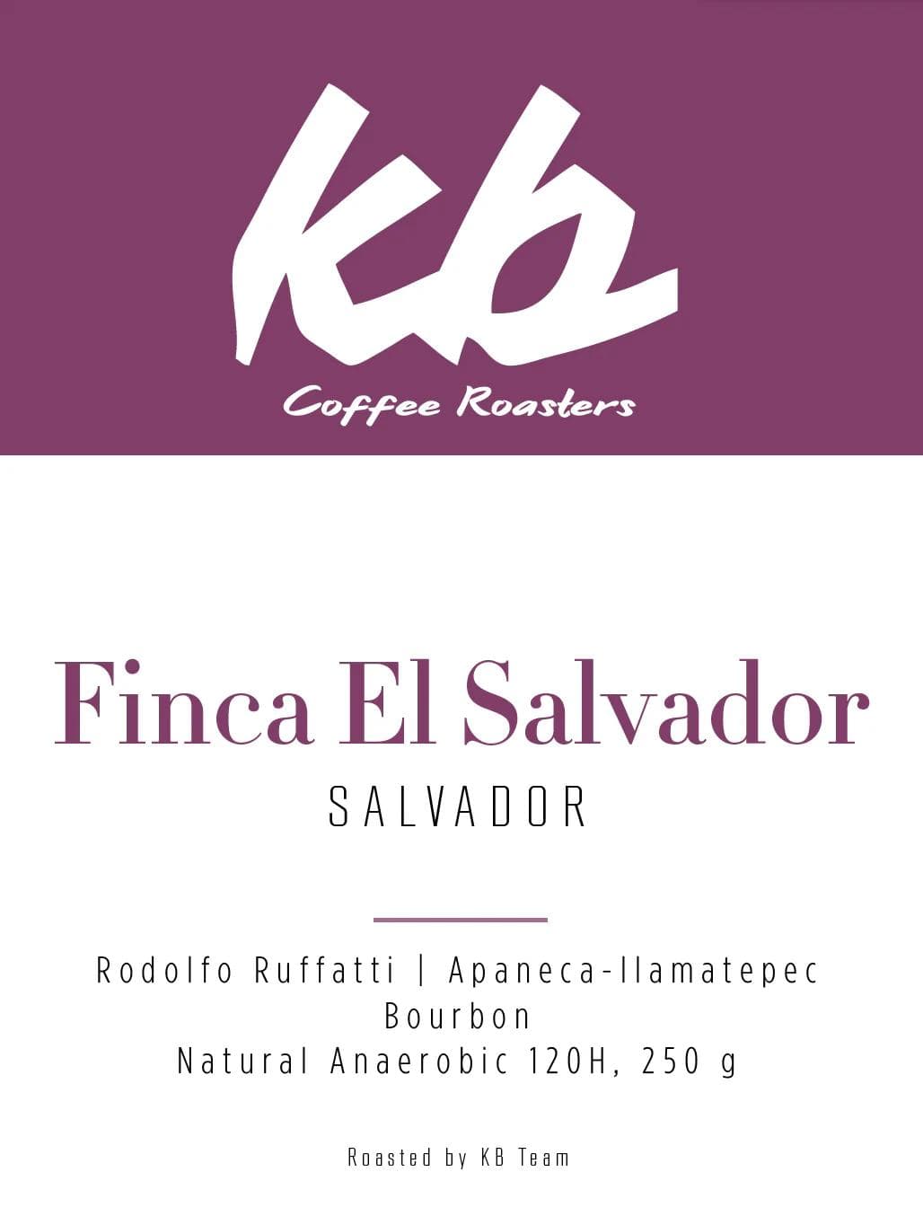 Image of Espresso - Salvador - Finca El Salvador 120H