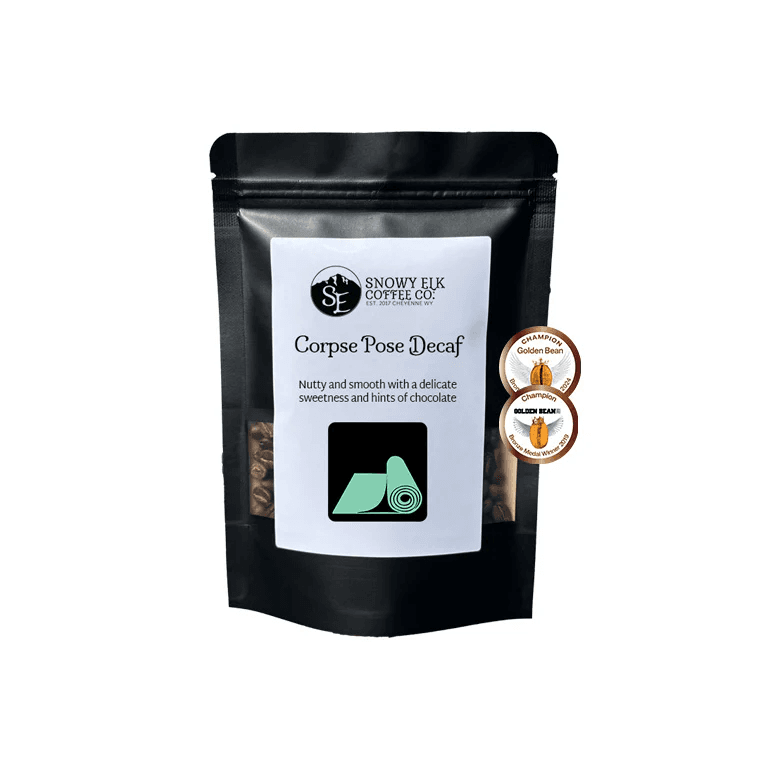 Image of Corpse Pose Decaf Sample