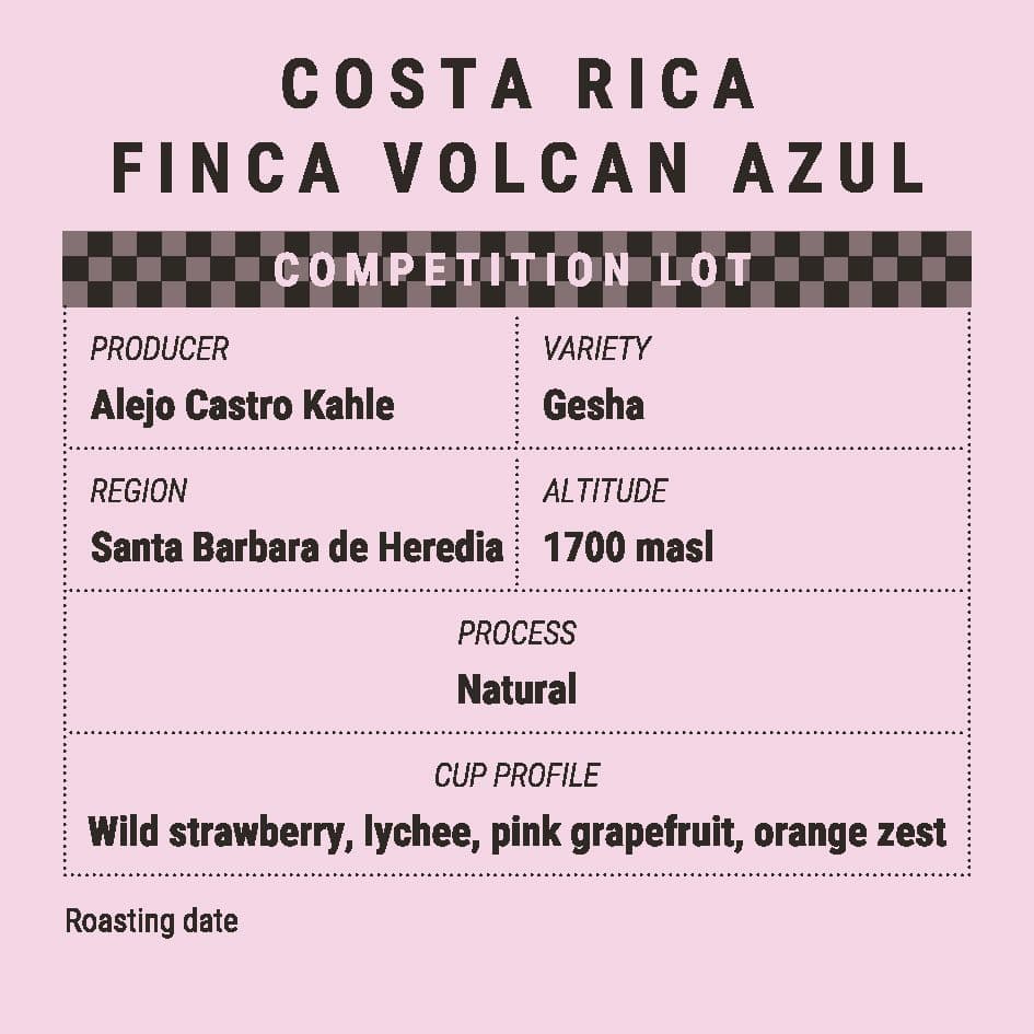 Image of Costa Rica Finca Volcan Azul Competition Lot