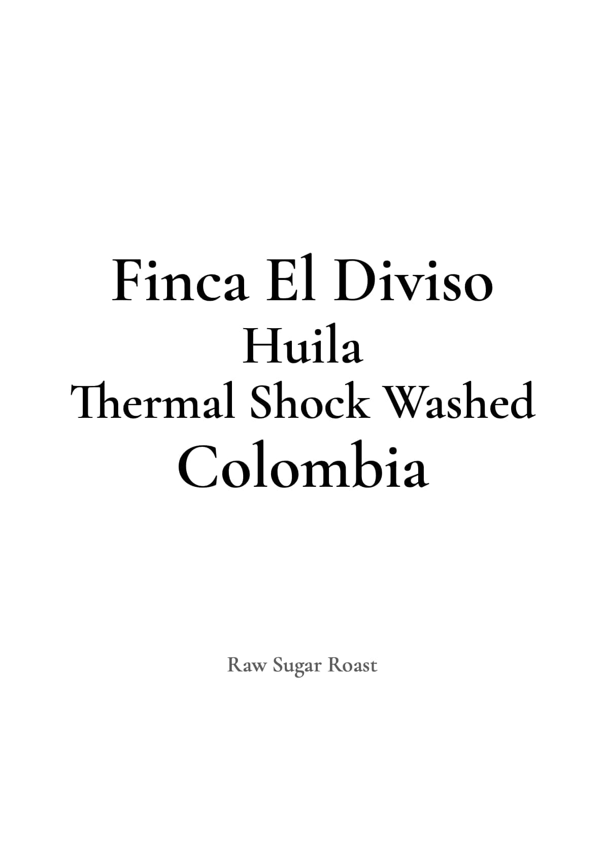 Image of Colombia Finca El Diviso
