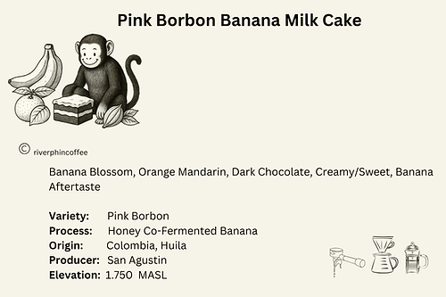 Image of Pink Borbon Banana Milk Cake
