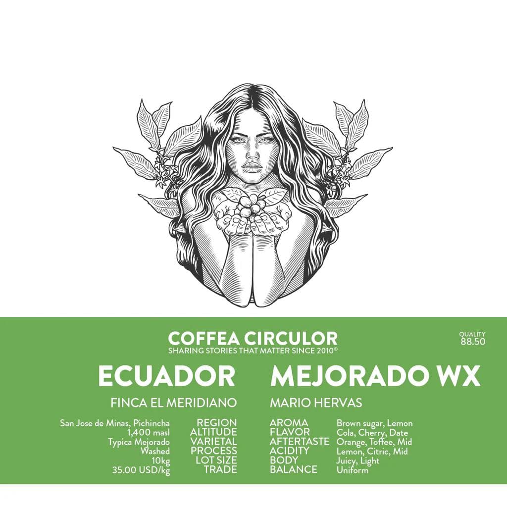 Image of ECUADOR Meridiano Typica Mejorado WX