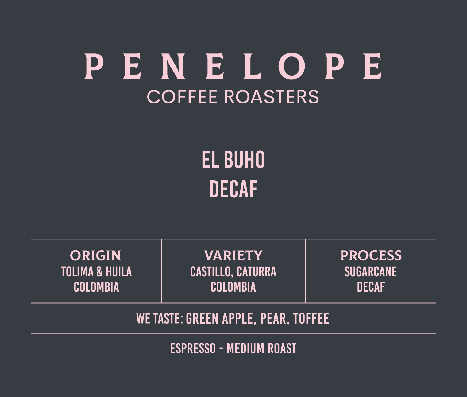 Image of Colombia - Sugarcane DECAF