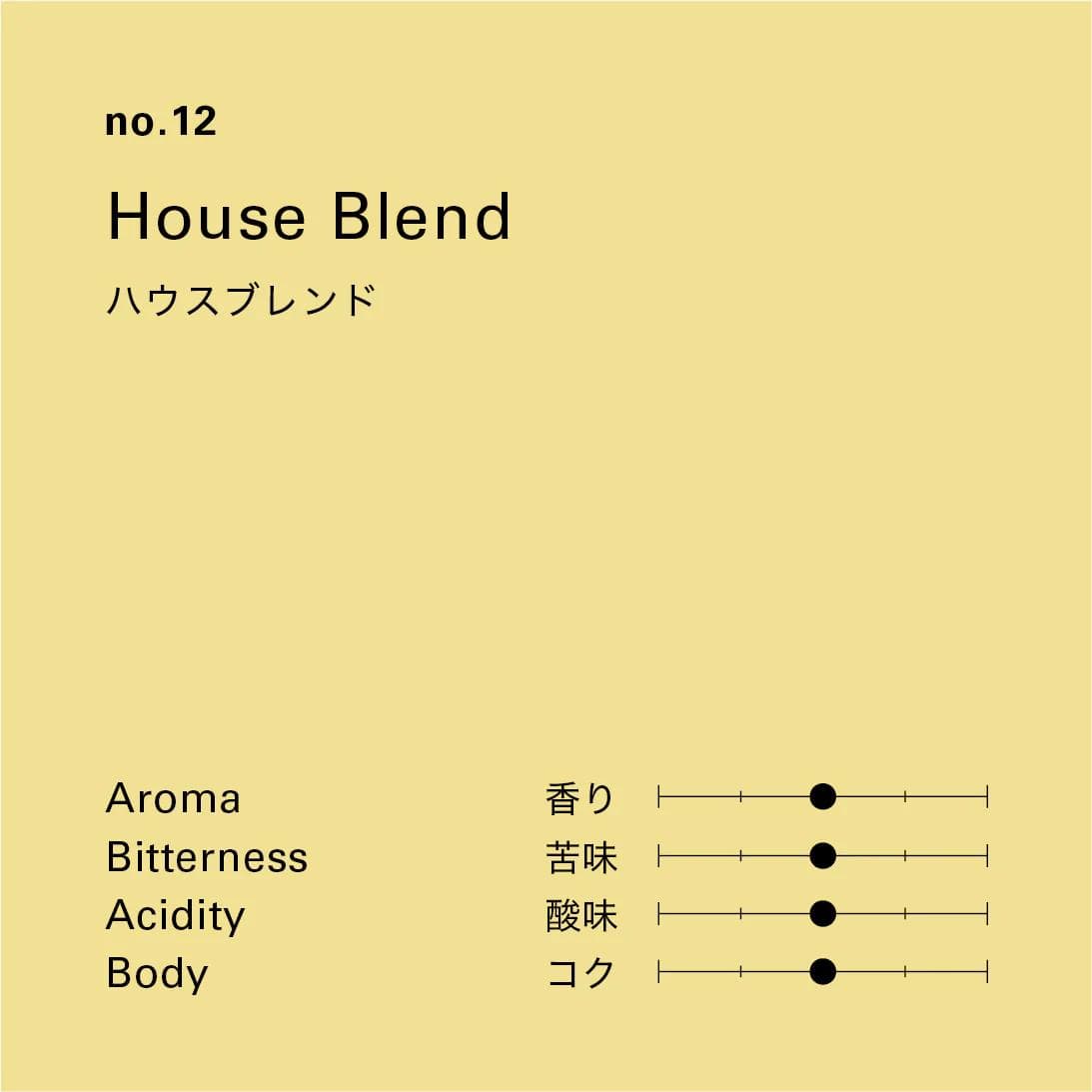 Image of No.12 House Blend 100g