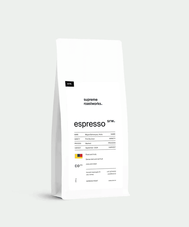 Image of Espresso Colombia Miguel Bohorquez Huila washed