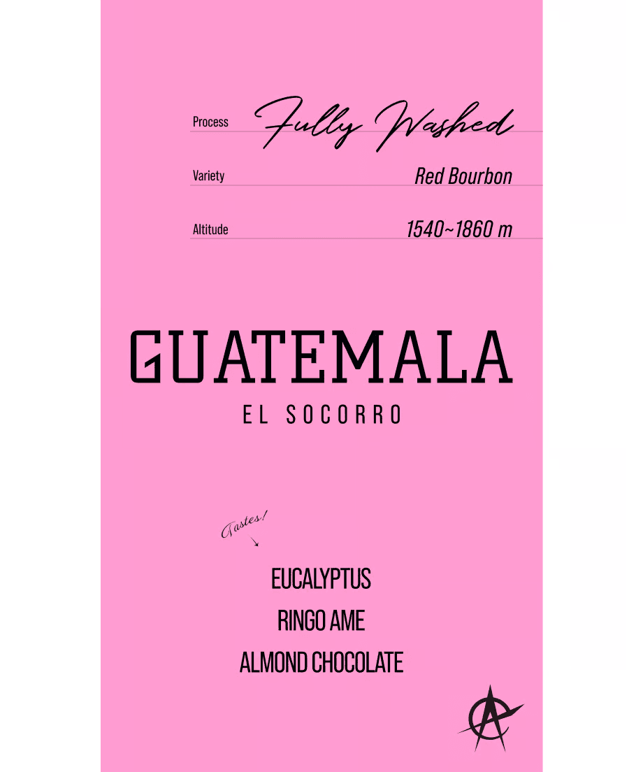 Image of Guatemala El Socorro, Red Bourbon - Fully Washed
