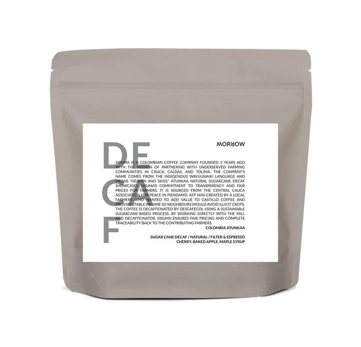 Image of Colombia Atunkaa Decaf - Filter- Espresso