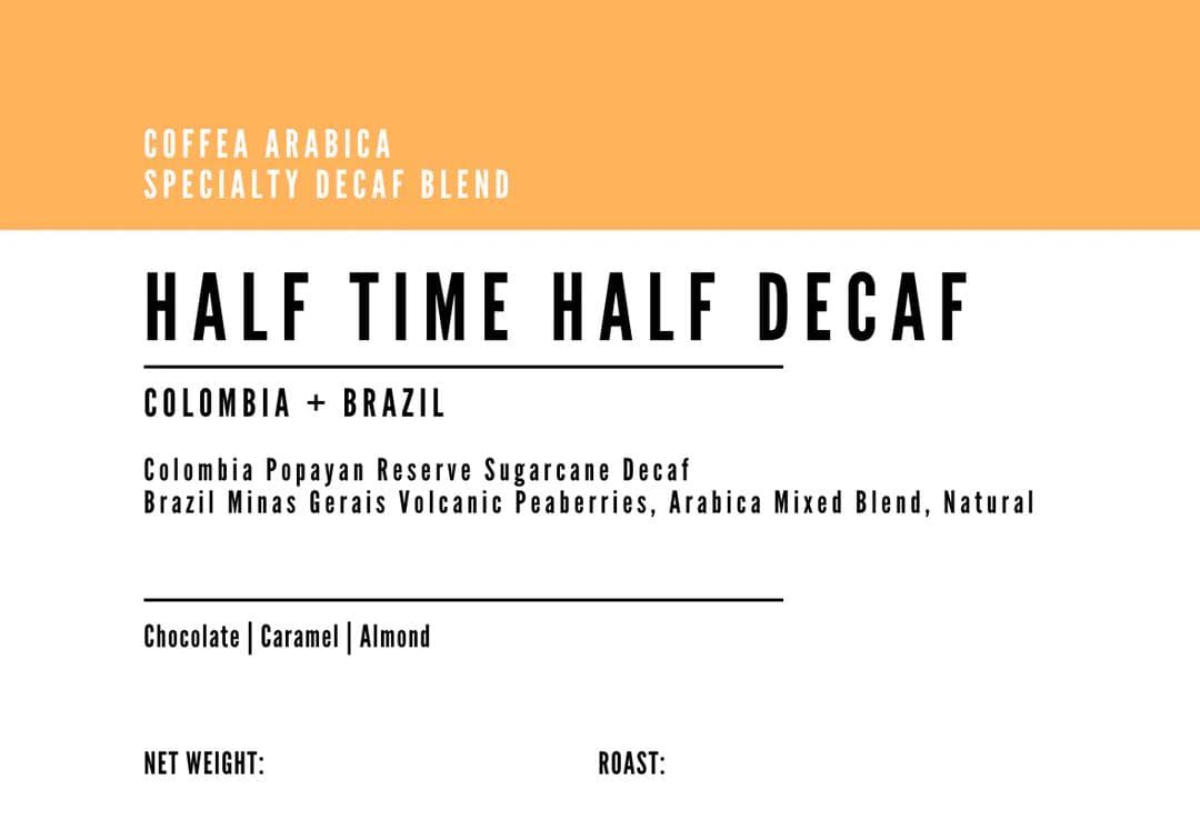 Image of Coffee Blend - Half-Time Half Decaf Blend