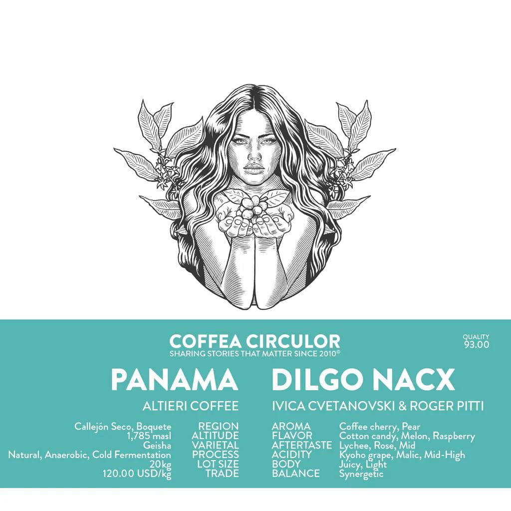 Image of PANAMA Altieri Dilgo Geisha Natural Anaerobic Cold Fermentation NACX