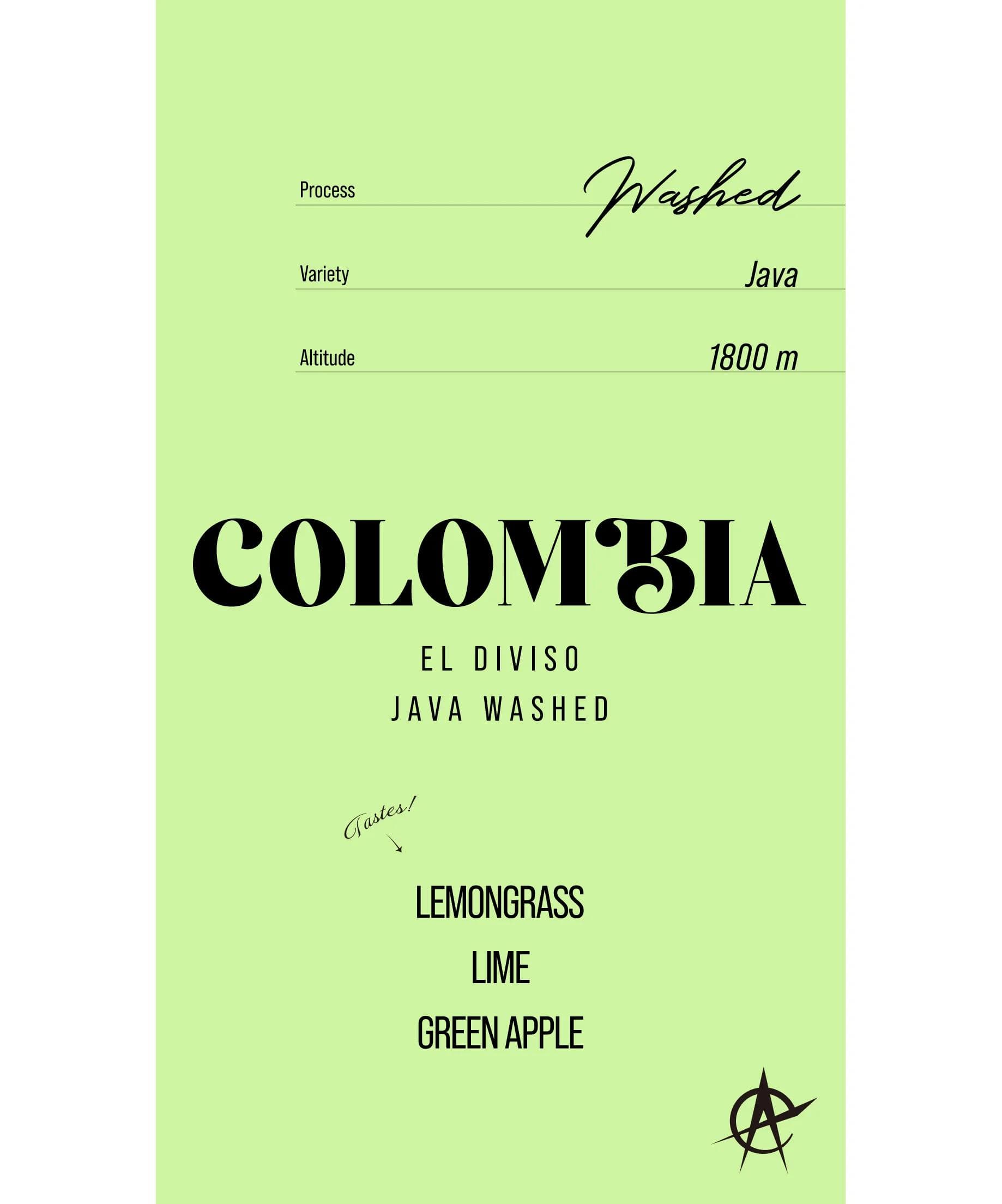 Image of Colombia El Diviso, Java - Washed