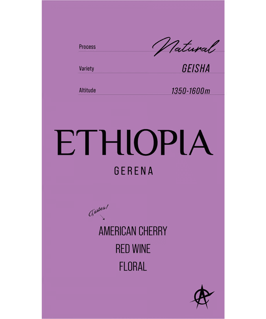 Image of Ethiopia Gerena Geisha Natural 150g